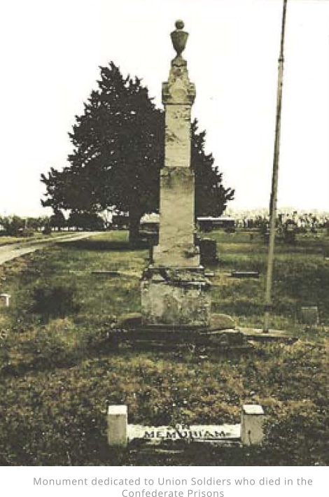 Monument dedicated to Union Soldiers who died in the Confederate Prisons