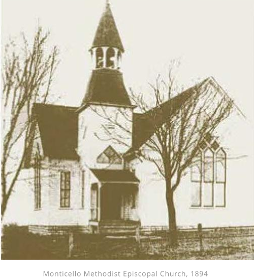 Monticello Methodist Episcopal Church, 1894